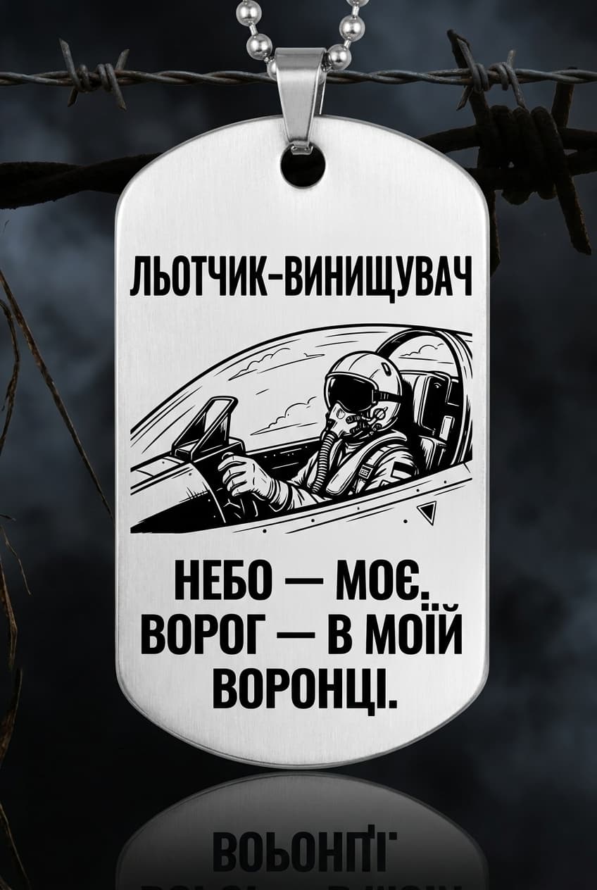 Жетон «ЛЬОТЧИК-ВИНИЩУВАЧ» — CORETAG