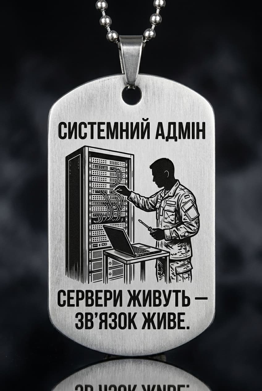 Жетон «СИСТЕМНИЙ АДМІН» — CORETAG